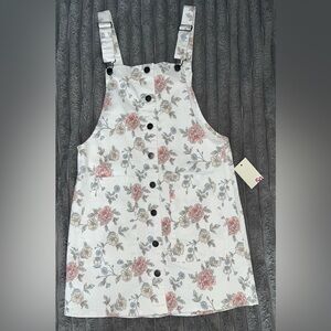 SO Floral Overall Dress